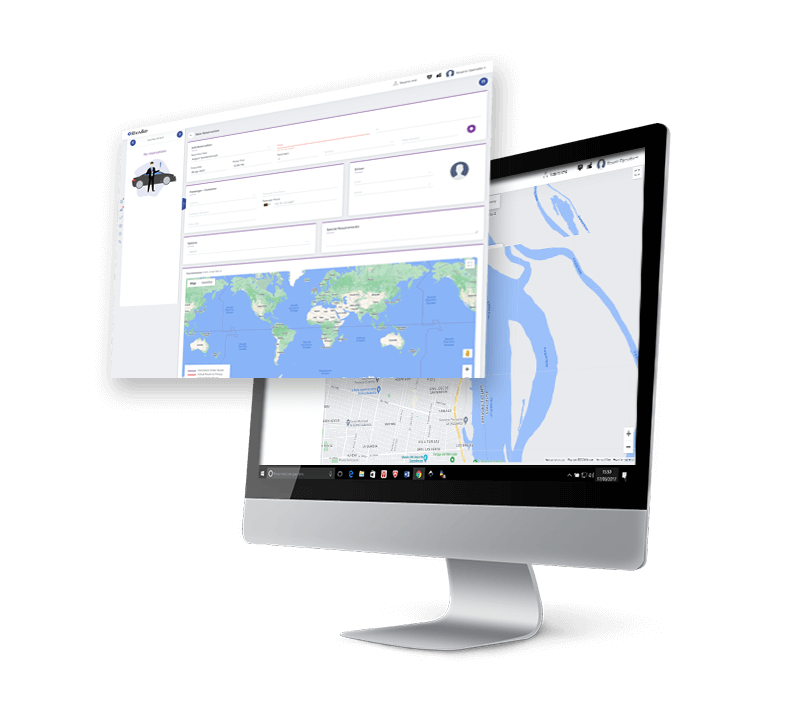 RhomTrip Dispatch software - real-time driver tracking and dispatch management