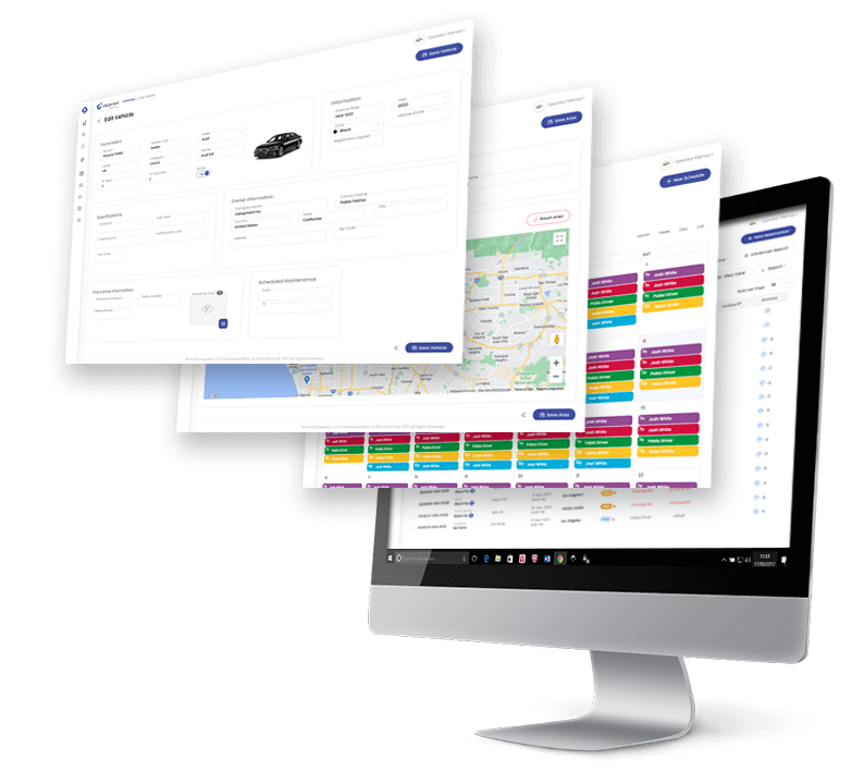 RhomTrip Mobility platform - reservation and fleet management for ground transportation suppliers